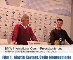 Video Interview Martin Kaymer und Colin Montgomerie (Foto: Martin Schmitz)